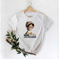 lgbtq shirt, support lgbt people shirt, pride ally shirt, more pride less prejudice shirt, jane austen shirt, pride mont