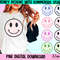 Checkered smiley face bundle, retro smiley face png, smile face sublimation design, trendy smiley face, smiley face shirt, digital download - 1.jpg