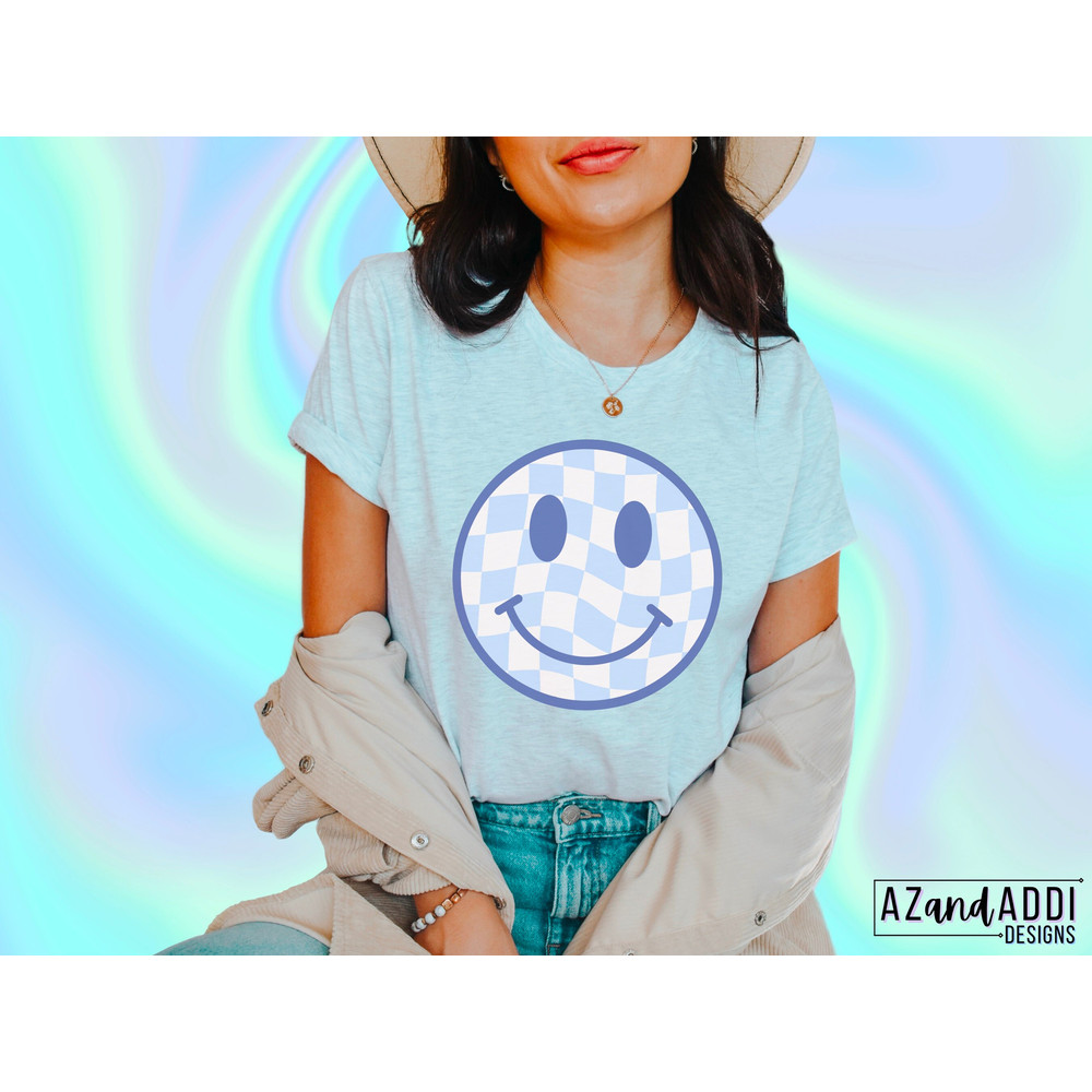Checkered smiley face bundle, retro smiley face png, smile face sublimation design, trendy smiley face, smiley face shirt, digital download - 3.jpg