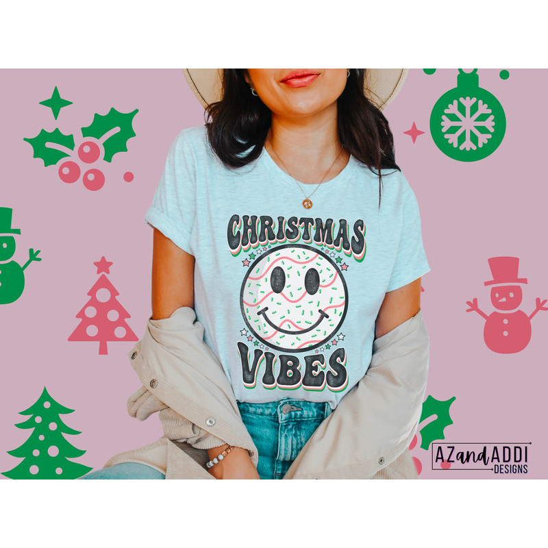 Christmas vibes png, Christmas smiley face png, smiley face sublimation, little Debbie cakes png, merry and bright, retro Christmas png - 8.jpg