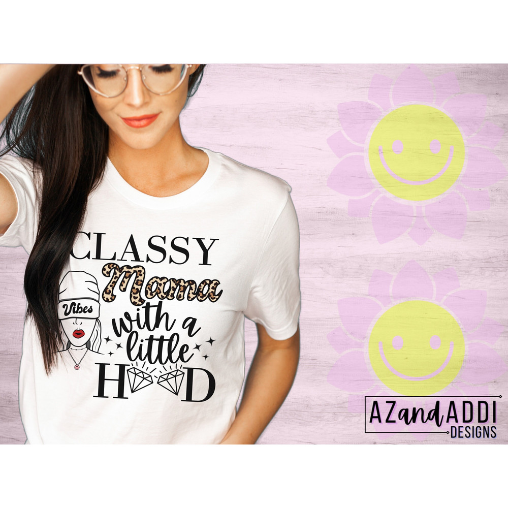 Classy mama with a little hood png, funny motherhood Png, mom life sublimation design download, bad moms club leopard png - 2.jpg