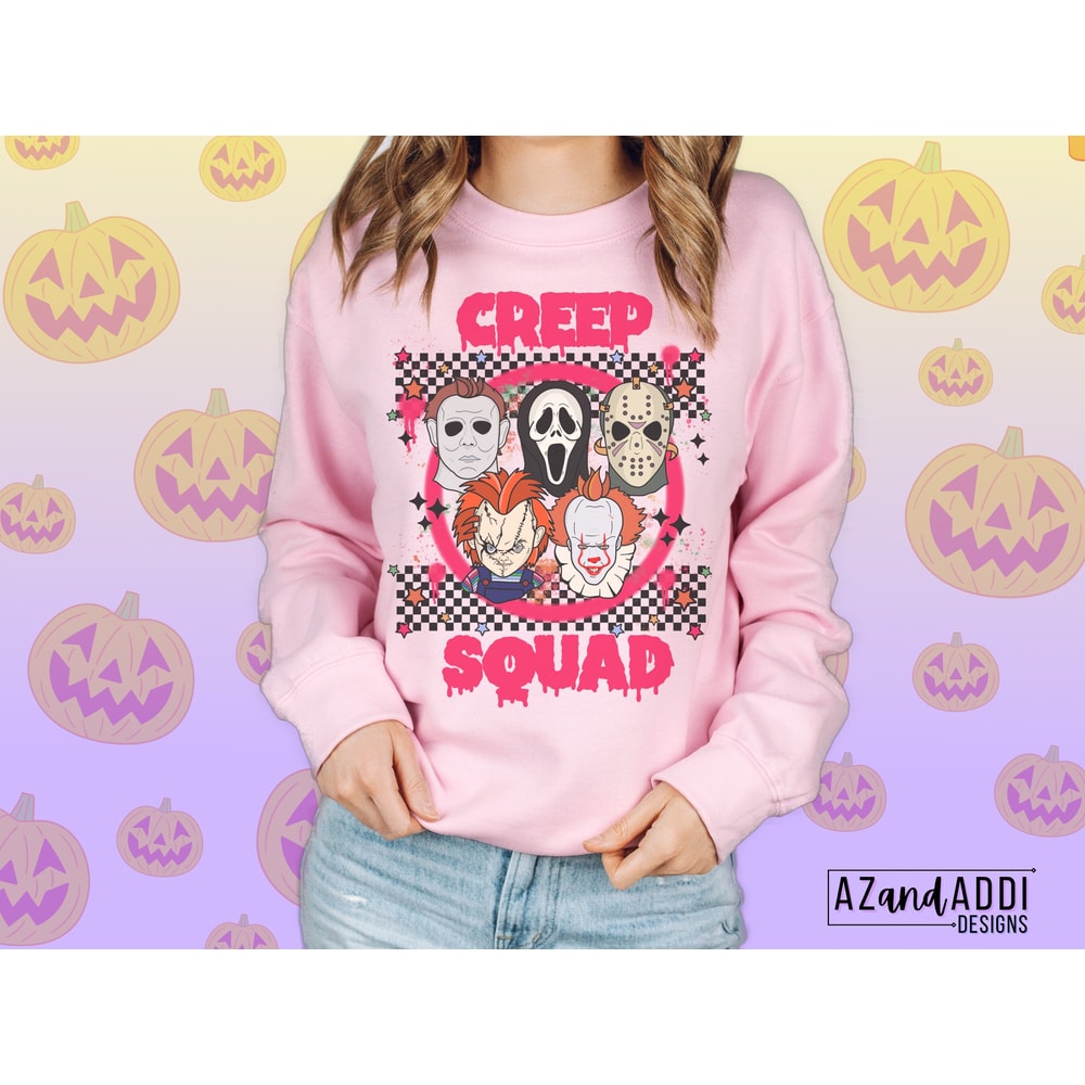 Creep squad Png, Retro Halloween Png, Creep it real png, Halloween sublimation, scary movie png, horror film png, stay spooky png - 4.jpg