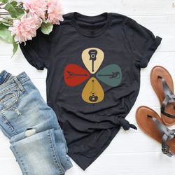 vintage guitar shirt, acoustic guitar, guitar retro shirt, g