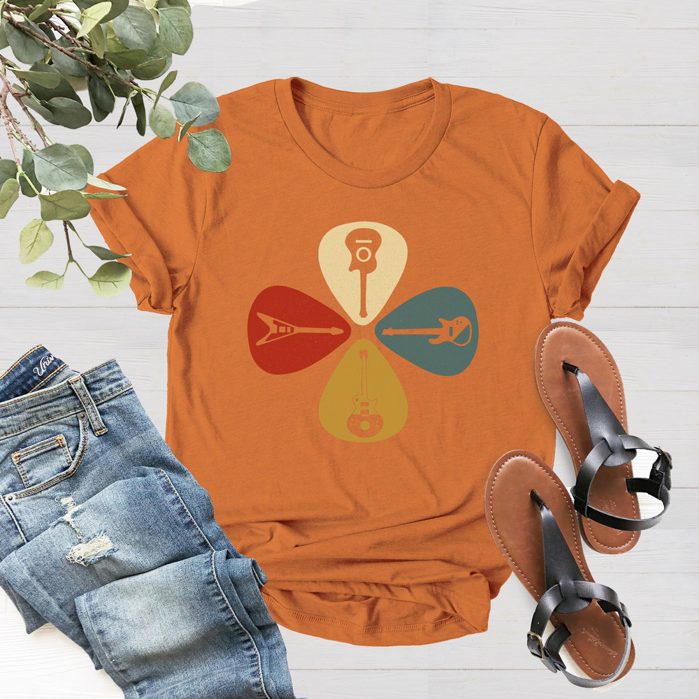 Vintage Guitar Shirt, Acoustic Guitar, Guitar Retro Shirt, Guitarist Gift Shirt, Guitar T-shirt, Music Lover Shirt, Music Teacher Gift Shirt - 3.jpg