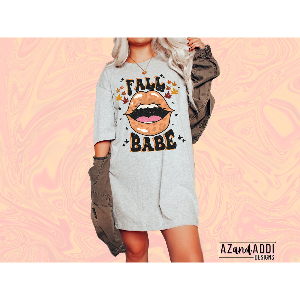 Fall Babe Png, Retro Fall Sublimation Design, Leopard Lips Png, Fall Vibes, Thanksgiving Png, Cozy Season Png, It’s Fall y’all - 3.jpg