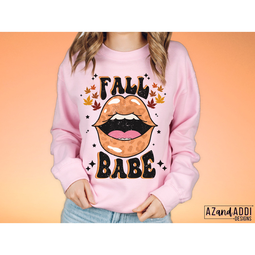 Fall Babe Png, Retro Fall Sublimation Design, Leopard Lips Png, Fall Vibes, Thanksgiving Png, Cozy Season Png, It’s Fall y’all - 5.jpg
