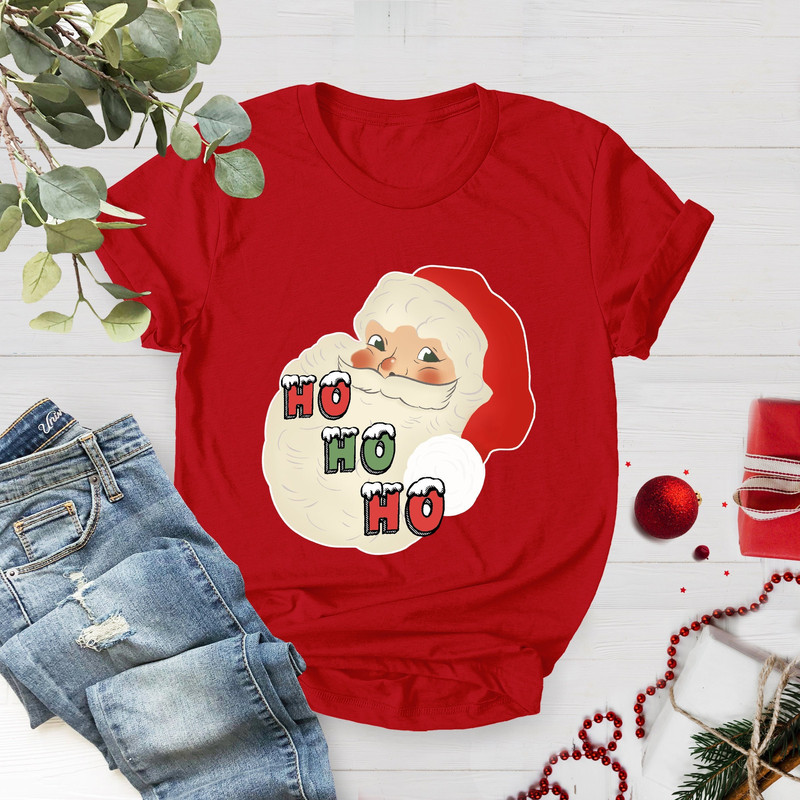 Vintage Santa T Shirt, Vintage Santa Shirt, Xmas Holiday, Vintage Santa Tee, Vintage Santa Tshirt, Christmas Shirt, Christmas Gift For Women - 3.jpg