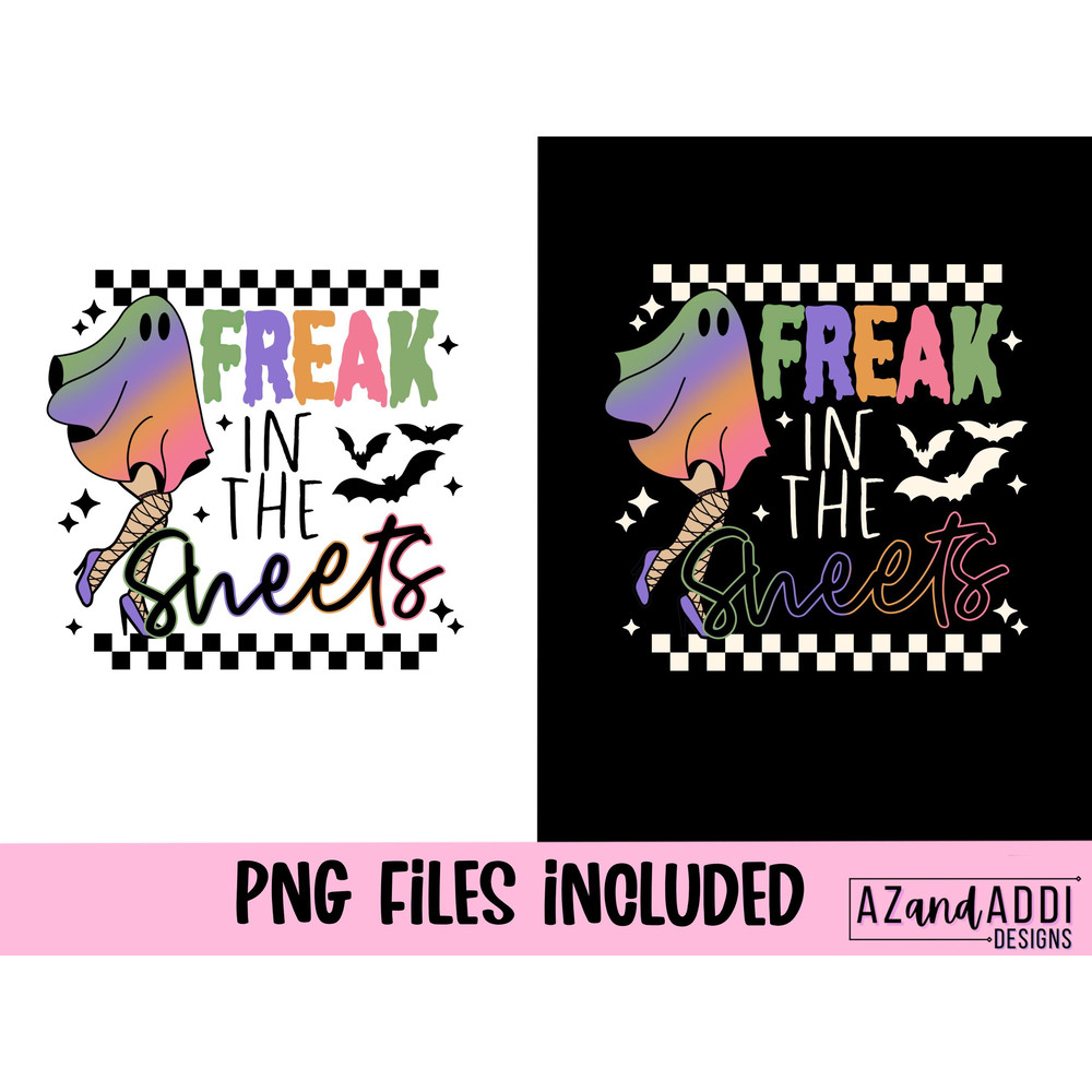 Freak in the sheets Png, Retro Halloween sublimation, spooky ghost png, Halloween Png, spooky season, ghost png - 2.jpg
