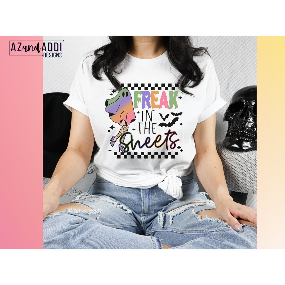 Freak in the sheets Png, Retro Halloween sublimation, spooky ghost png, Halloween Png, spooky season, ghost png - 3.jpg