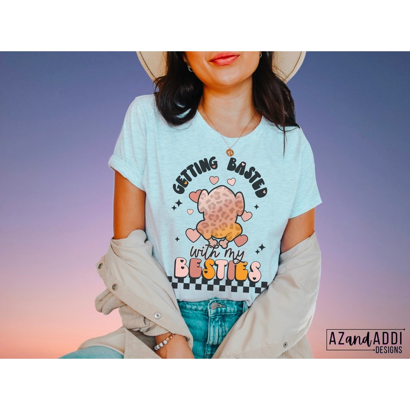 Friendsgiving png, getting basted with my besties, retro thanksgiving png, thanksgiving sublimation, Turkey png, groovy retro thanksgiving - 3.jpg