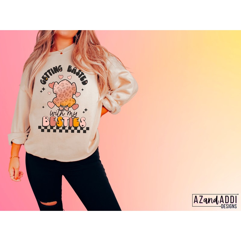 Friendsgiving png, getting basted with my besties, retro thanksgiving png, thanksgiving sublimation, Turkey png, groovy retro thanksgiving - 5.jpg