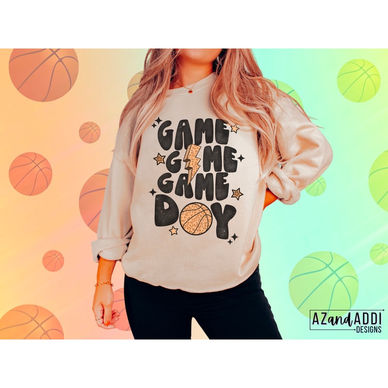 Game day basketball png, retro basketball sublimation design, basketball team png, trendy basketball png, basketball mom png, digital design - 7.jpg