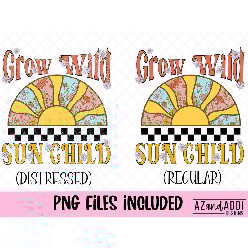 Grow Wild Sun Child, Retro Sun png, retro sublimation, Boho sublimation, Wildflower, Stay wild Moon child, Vintage Sun Design - 2.jpg