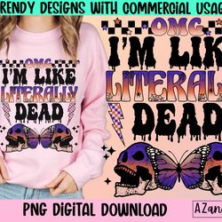 halloween png, omg im like literally dead png, spooky hallow