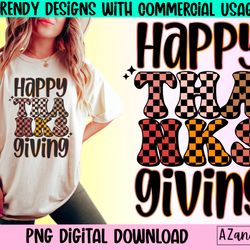 happy thanksgiving png, thanksgiving sublimation, retro than