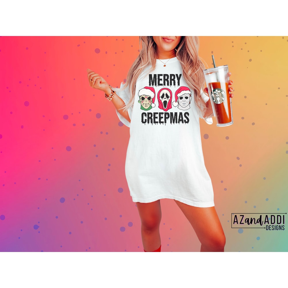 Horror movie Christmas png, merry Creepmas png, retro Christmas sublimation, scary movie Christmas, spooky Christmas, halloween Christmas - 4.jpg