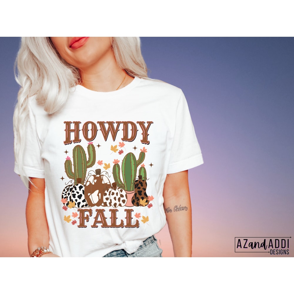Howdy Fall png, retro fall png, western fall png, western pumpkin png, fall sublimation, western sublimation, howdy pumpkin - 2.jpg
