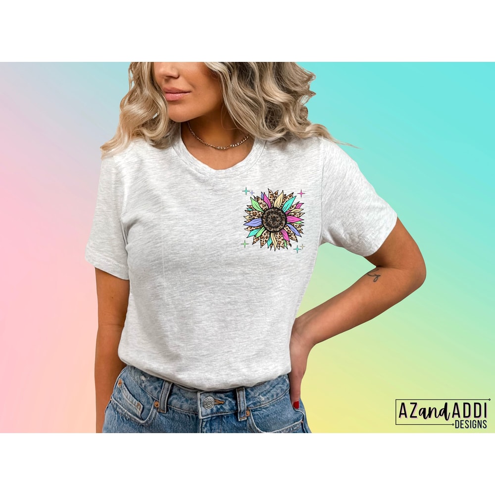 For the love of sunshine png, summer sunflower design, retro summer sublimation, leopard sunflower, love sunshine, trendy front back design - 3.jpg