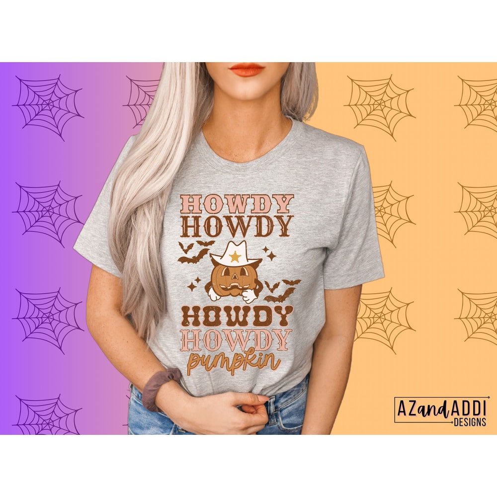 Howdy pumpkin png, western Halloween png, pumpkin cowboy png, western sublimation, Halloween png, boo haw, cowboo - 4.jpg