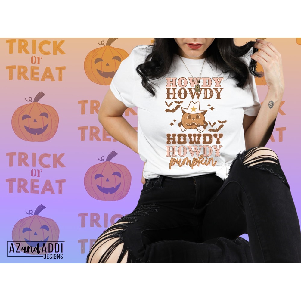 Howdy pumpkin png, western Halloween png, pumpkin cowboy png, western sublimation, Halloween png, boo haw, cowboo - 5.jpg