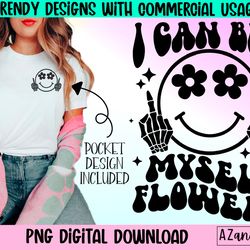 i can buy myself flowers png, flower smiley face png, miley