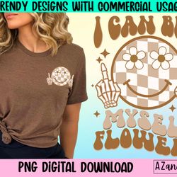 i can buy myself flowers png, retro smiley face png, flower