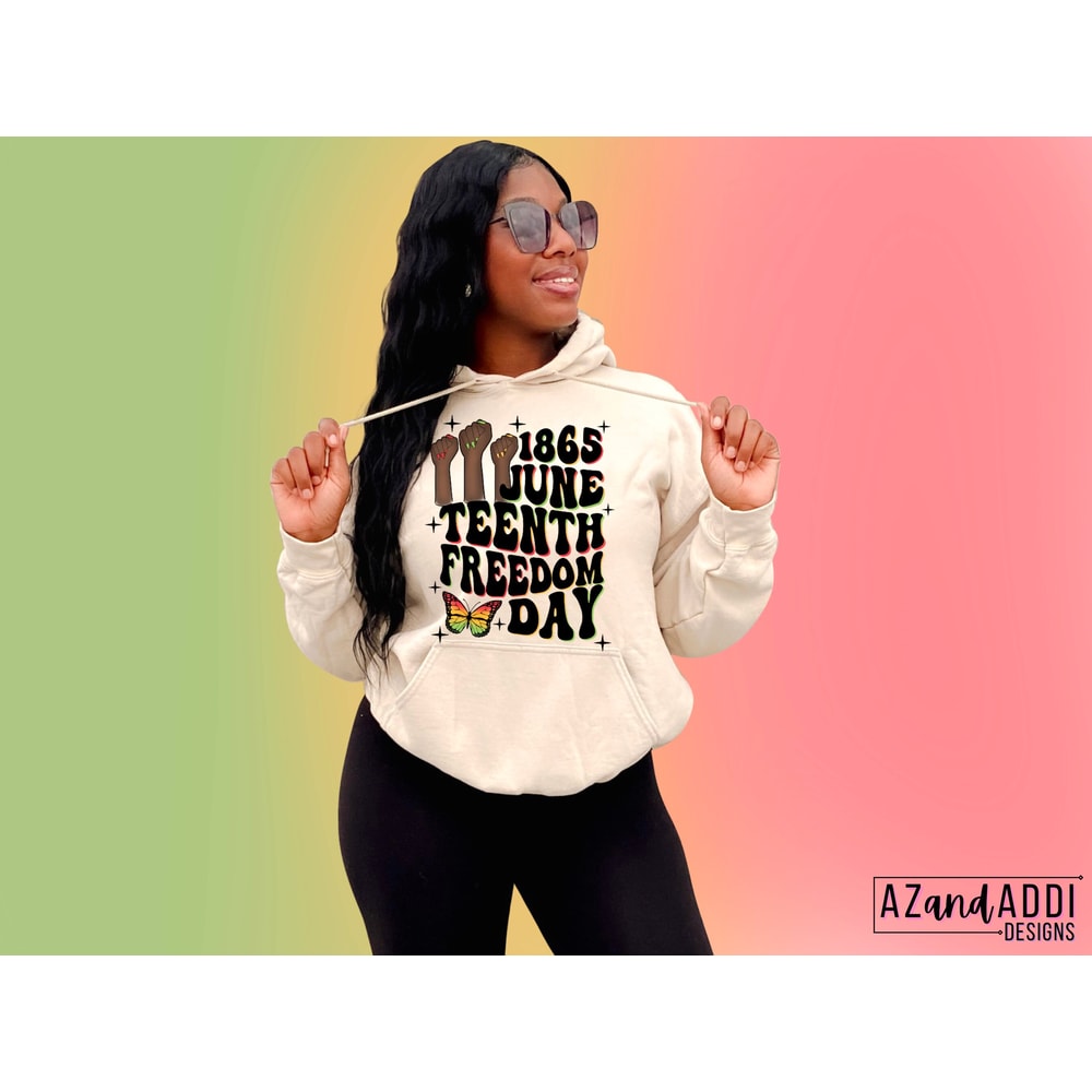 Juneteenth 1865 freedom day png, retro Juneteenth sublimation design, black history png, black culture png, retro digital design download - 3.jpg