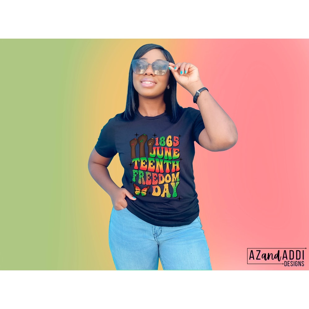 Juneteenth 1865 freedom day png, retro Juneteenth sublimation design, black history png, black culture png, retro digital design download - 5.jpg
