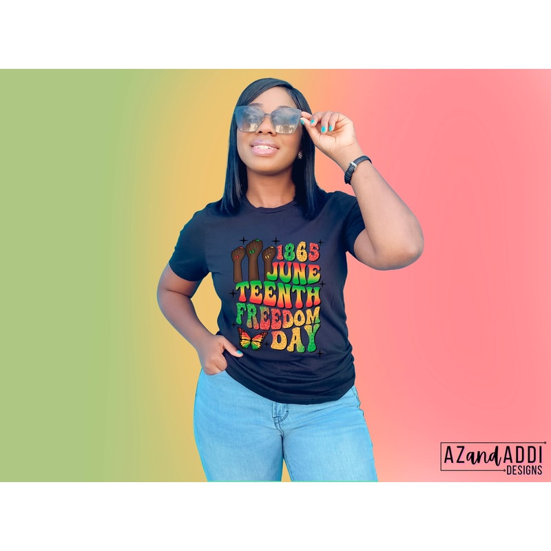 Juneteenth 1865 freedom day png, retro Juneteenth sublimation design, black history png, black culture png, retro digital design download - 5.jpg