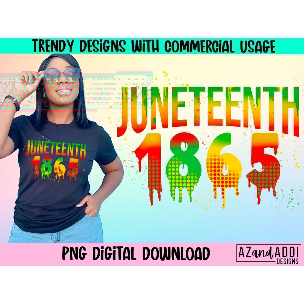 Juneteenth 1865 png, retro Juneteenth sublimation design, emaipation day png, black culture png, black history png, digital design download - 1.jpg