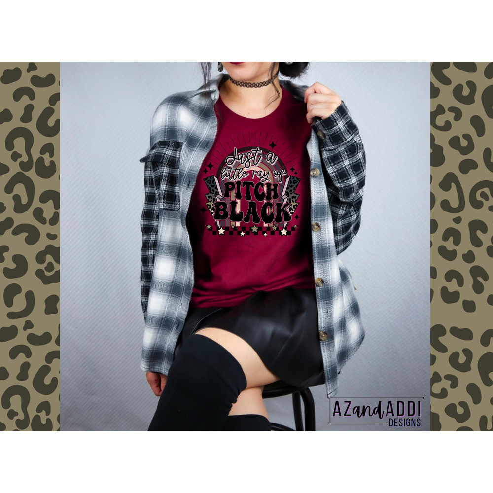 Just a little ray of pitch black png, retro sublimation, gothic humor png, dark quote png, spooky png, goth sublimation, witch png - 6.jpg