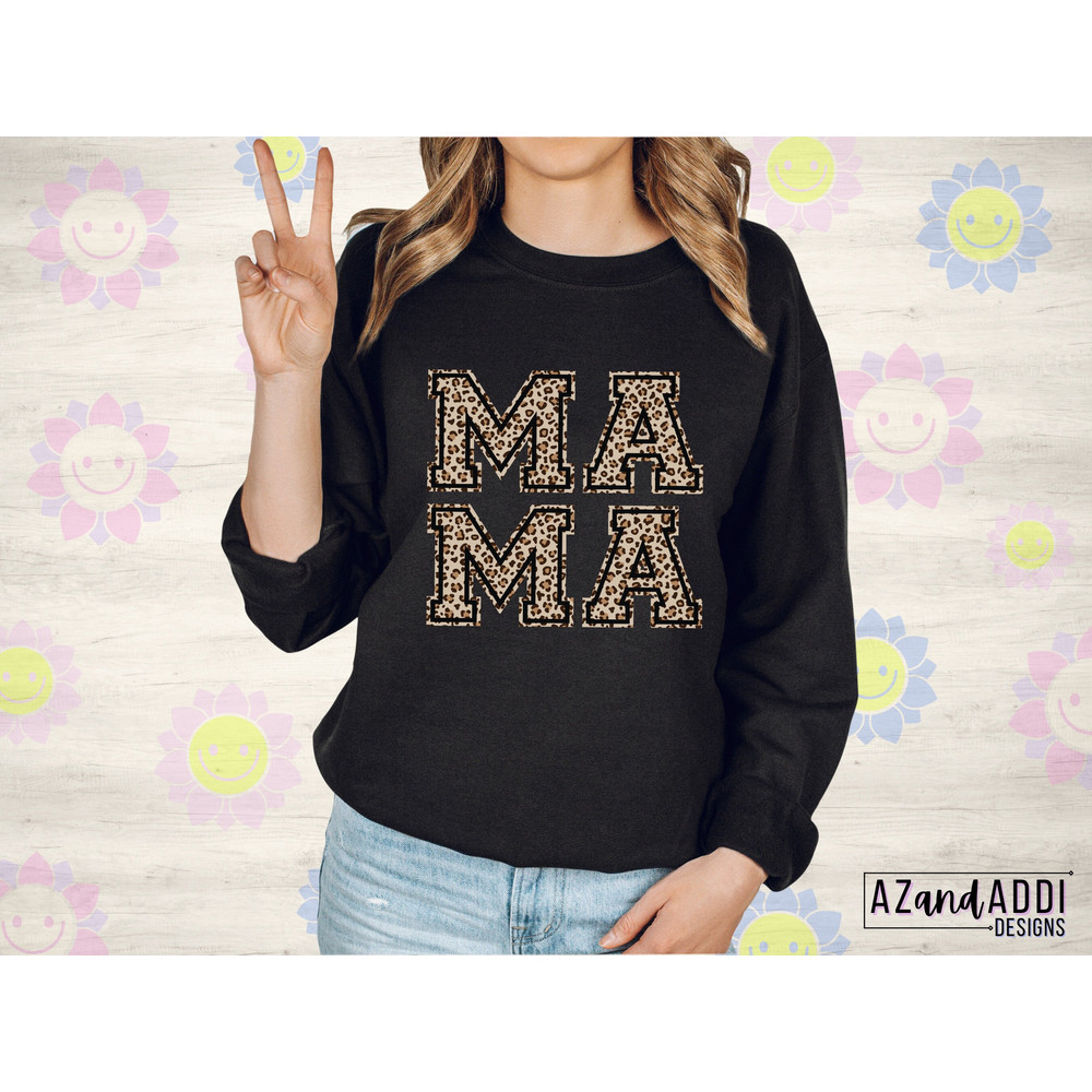 Leopard mama png, stacked mama design, rainbow mama png, checkered pattern mama Png, mama sublimation png file, mama digital download - 4.jpg