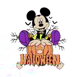 disney mickey halloween pumpkins boo life svg