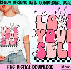 love yourself png, self love world tour png, self love club