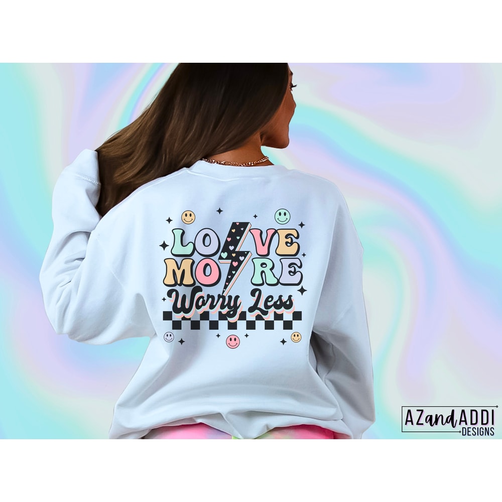 Love More Worry Less PNG, Retro, Smile Face, Valentine's Png, Hearts, Retro Valentine Sublimation, pocket design, love png, lightning bolt - 6.jpg