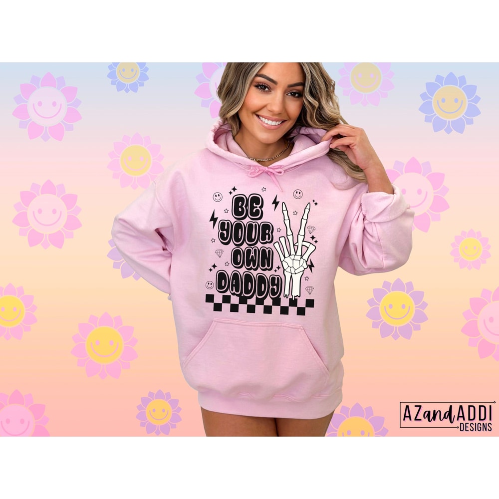 Make your own sugar png, be your own daddy png, front and back sublimation design, retro png, skeleton peace sign png, boss babe, female ceo - 5.jpg