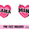 Mama and Mini Png, Valentines Mama Png, Retro Valentines Day Sublimation Design, Digital download Shirt Design, Valentine Hearts, Girl Mama - 3.jpg