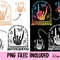 Motherhood some days I rock it png, retro motherhood sublimation design, Mother’s Day design, trendy rockin mama png, front and back design - 2.jpg