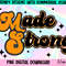 Multiple sclerosis awareness png, made strong png, orange MS ribbon png, March awareness png, Retro multiple sclerosis sublimation png - 1.jpg