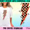 Multiple sclerosis awareness png, orange checkered lightning bolt Png, MS orange ribbon png, retro sublimation, digital download, MS warrior - 1.jpg