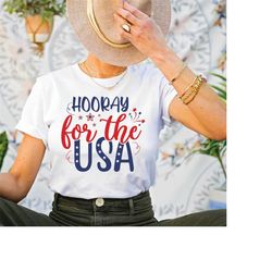 hooray for the usa t-shirt, american flag shirt, fourth of july shirt, american shirts, 4th of july, veterans shirt of3