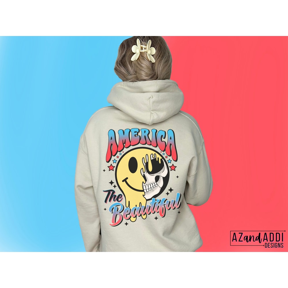 Retro 4th of July png, Independence Day shirt design, 4th of July sublimation for print, America the beautiful png, digital download - 5.jpg