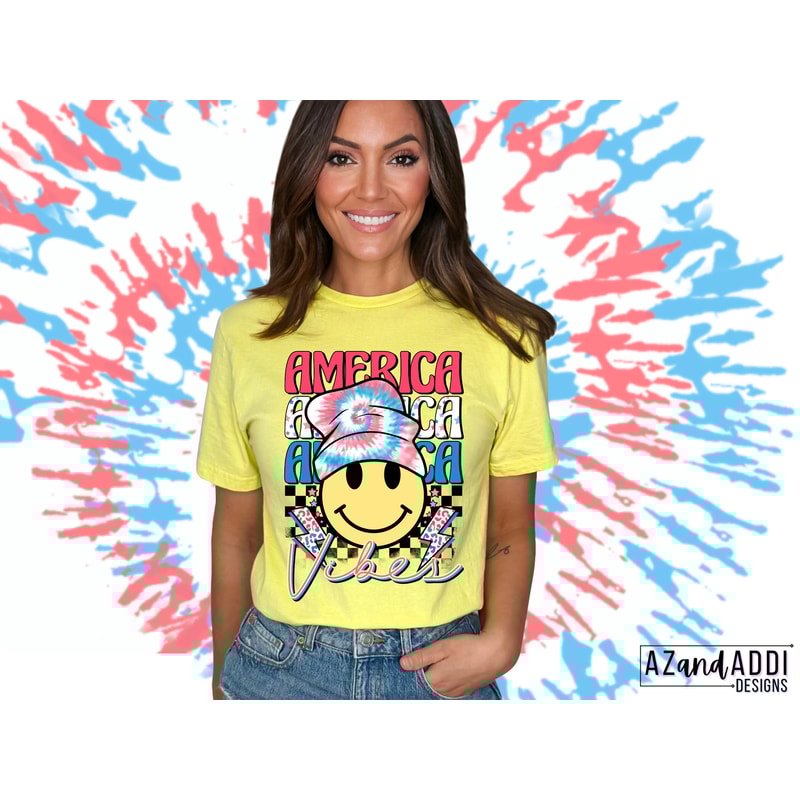 Retro 4th of July smiley png for sublimation, America vibes png, retro smiley face beanie png, digital download, front and back design - 5.jpg
