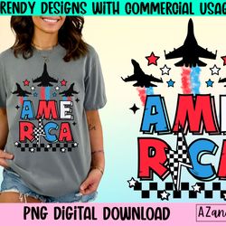 retro america lightning bolt png, 4th of july sublimation de