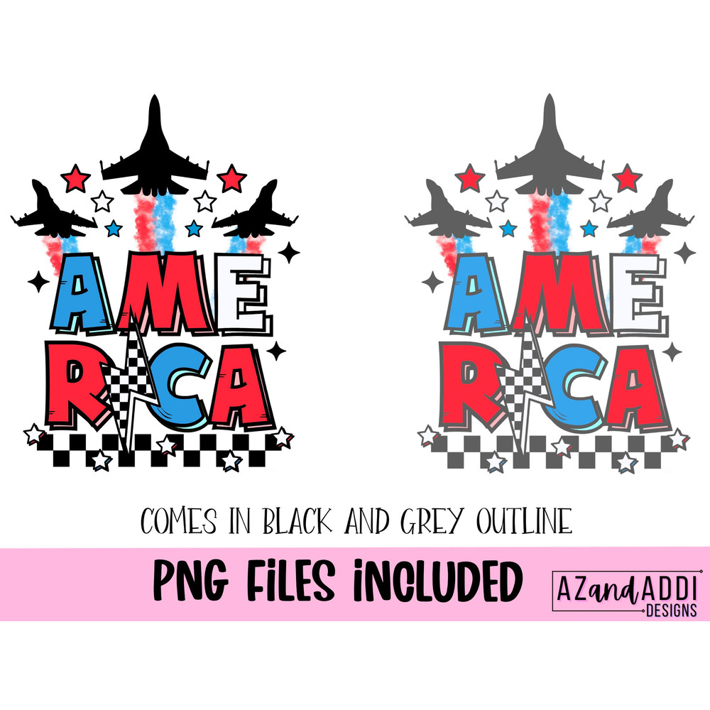 Retro America lightning bolt png, 4th of July sublimation design, Independence Day png, patriotic shirt design, digital download, retro png - 2.jpg