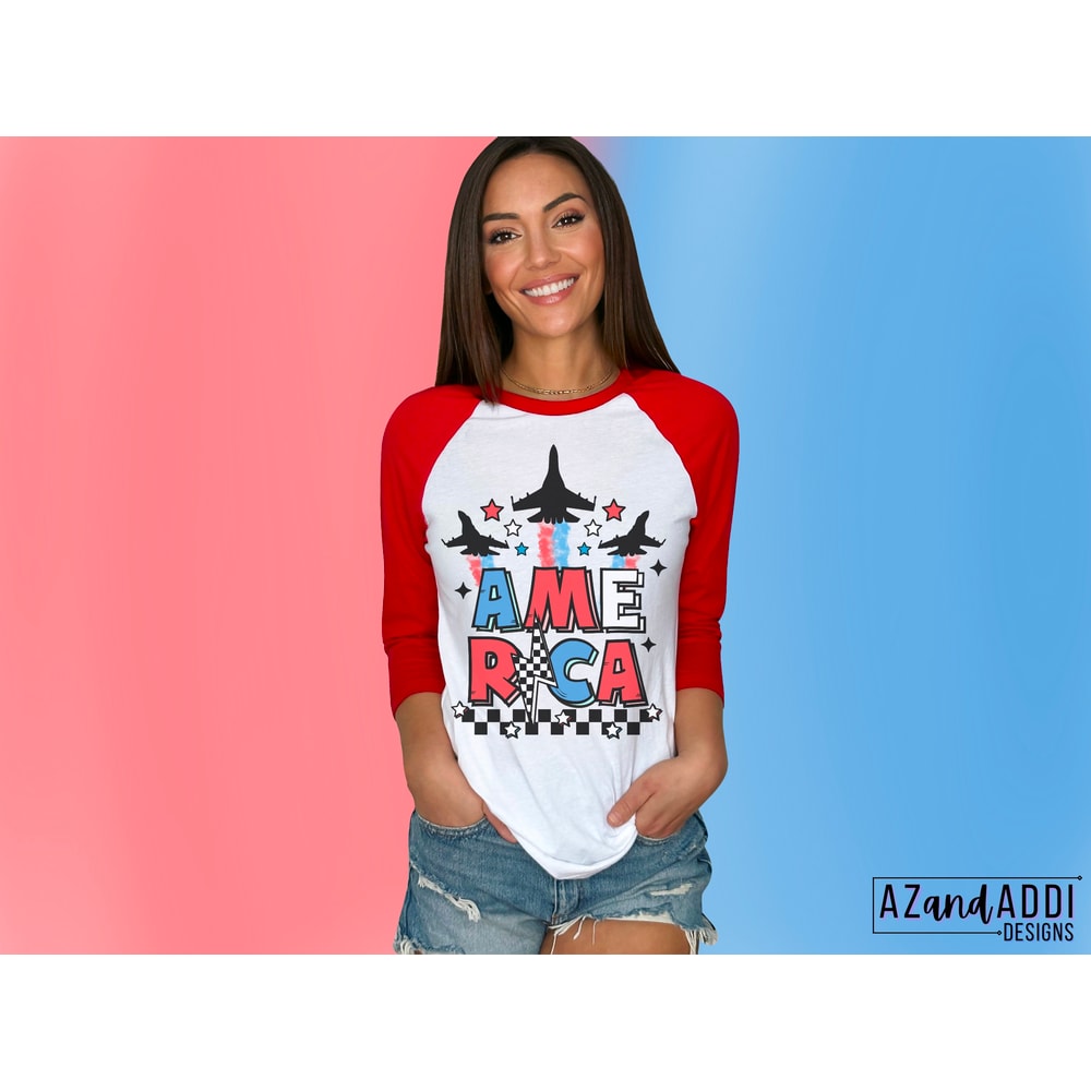 Retro America sublimation design, trendy 4th of July shirt design, retro sublimation png, patriotic png, Independence Day, digital download - 3.jpg