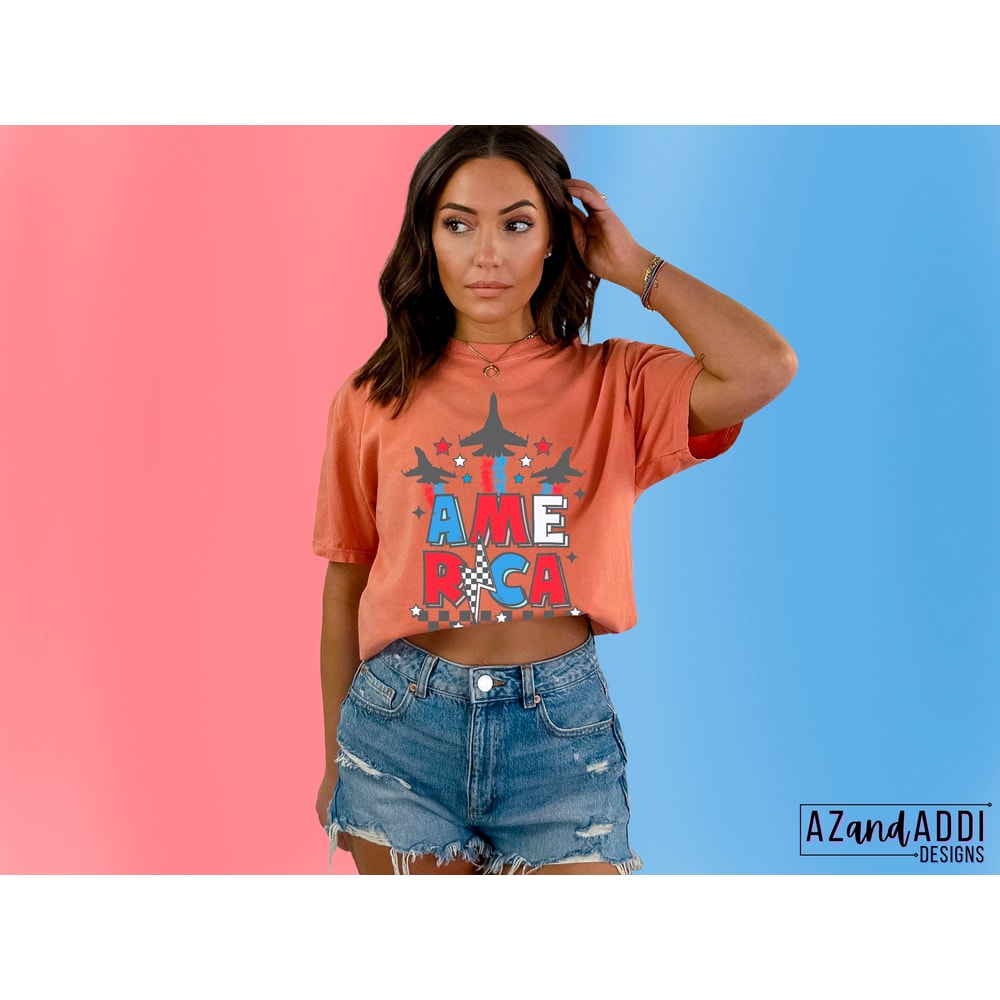 Retro America sublimation design, trendy 4th of July shirt design, retro sublimation png, patriotic png, Independence Day, digital download - 4.jpg