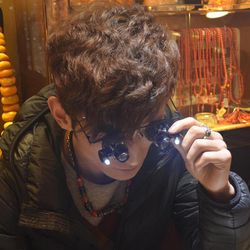 led light magnifying glasses for jeweler watch repair