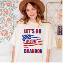 comfort colors brandon biden shirt, let's go brandon tee, comfort colors shirt, let's go brandon shirt, american flag t-