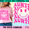 Retro Auntie png, auntie sublimation designs, auntie smiley face png, auntie life png, best auntie, auntie shirt png, pink auntie design - 1.jpg